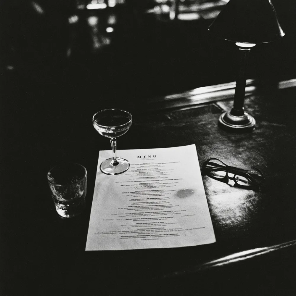 A printed menu from the last night before Flip the Switch